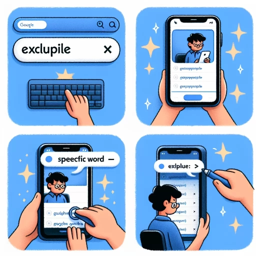 how to exclude a word in google search