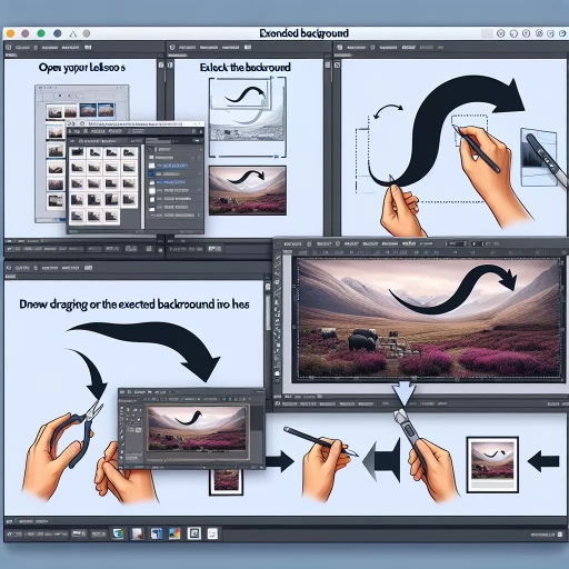how to extend background in photoshop