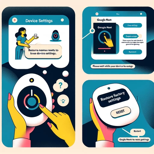 how to factory reset google nest