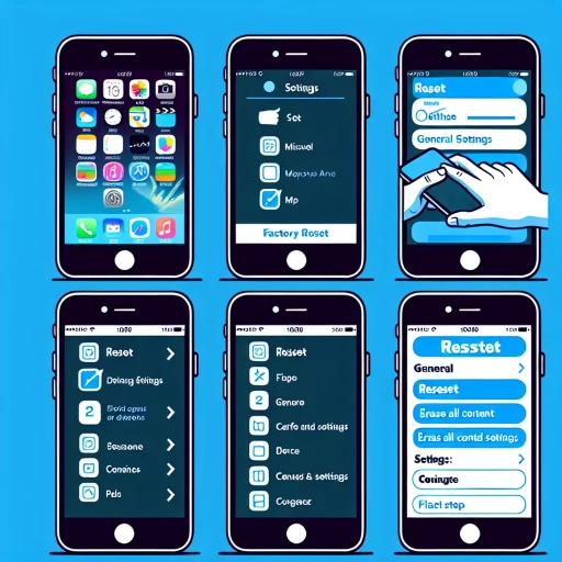 how to factory reset iphone 6