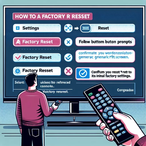 how to factory reset samsung tv
