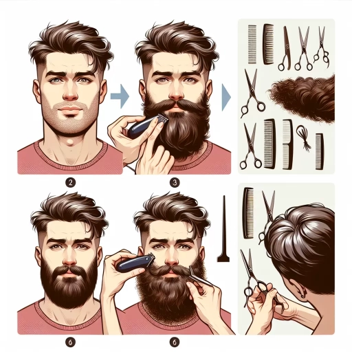 how to fade a beard