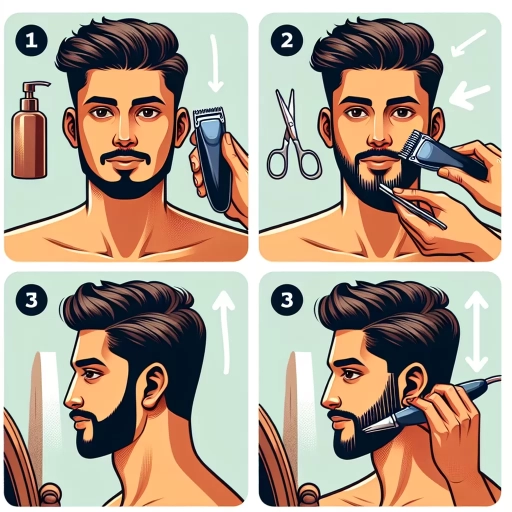 how to fade beard