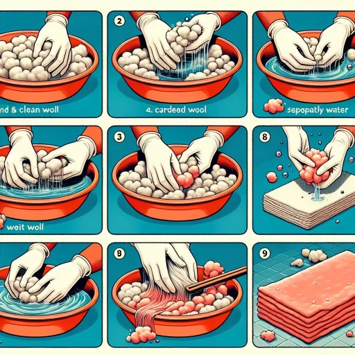 how to felt wool