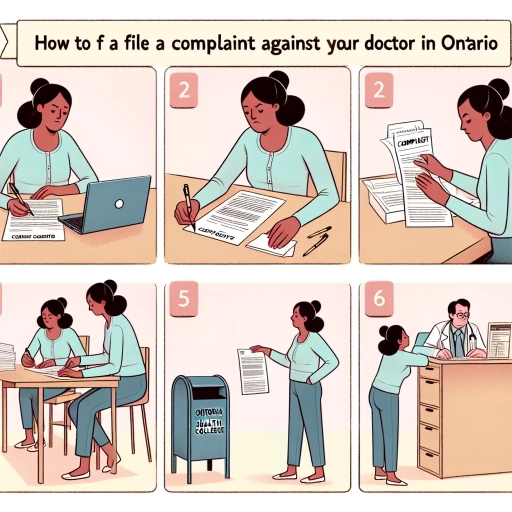 how to file a complaint against a doctor in ontario