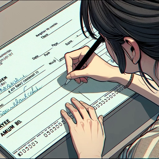 how to fill a cheque canada