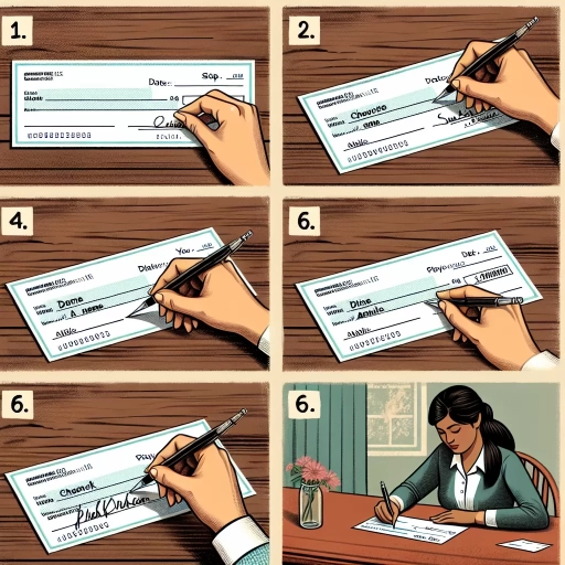 how to fill cheque