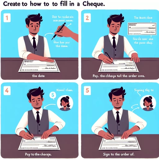 how to fill in a cheque