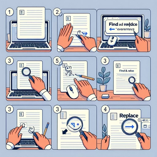 how to find and replace in google docs