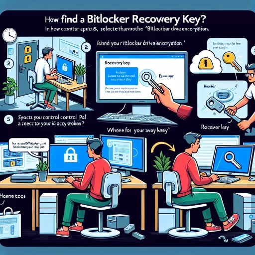 how to find bitlocker recovery key