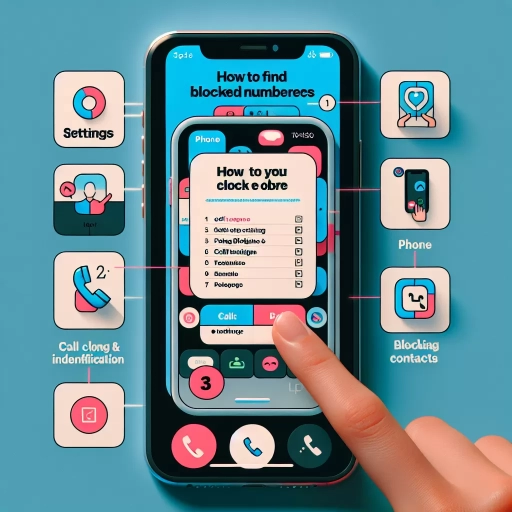 how to find blocked numbers on iphone