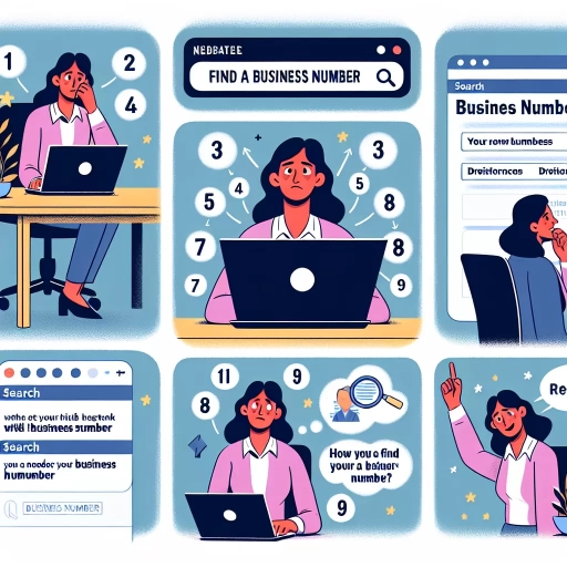 how to find business number