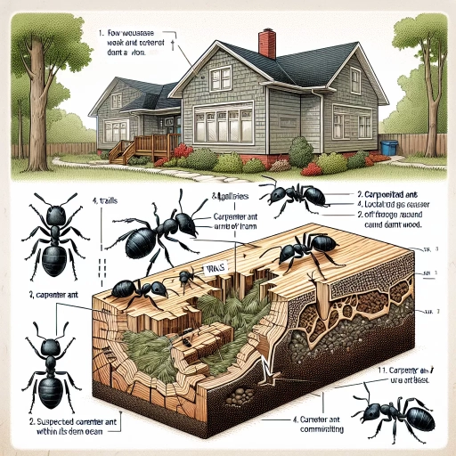 how to find carpenter ant nest