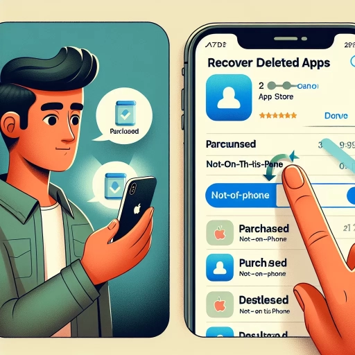 how to find deleted apps on iphone