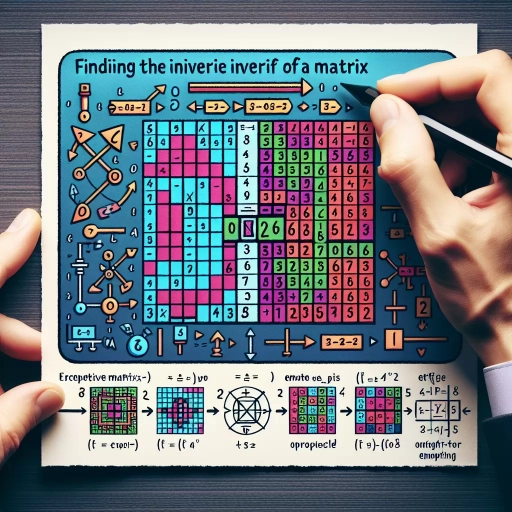 how to find inverse of a matrix