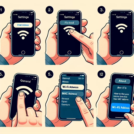 how to find mac address on iphone