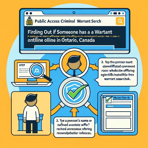 how to find out if someone has a warrant online for free ontario