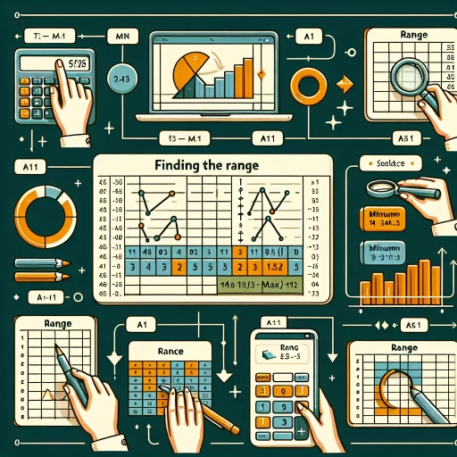 how to find range in excel