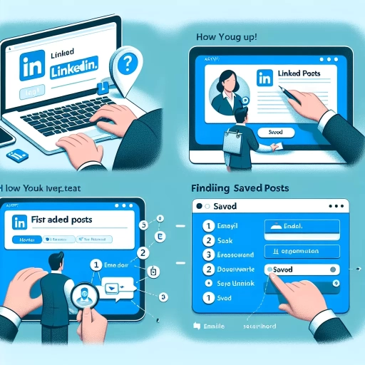 how to find saved posts on linkedin