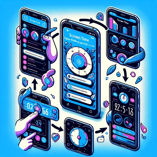 how to find screen time on samsung