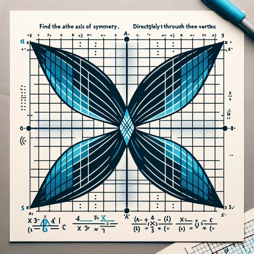 how to find the axis of symmetry