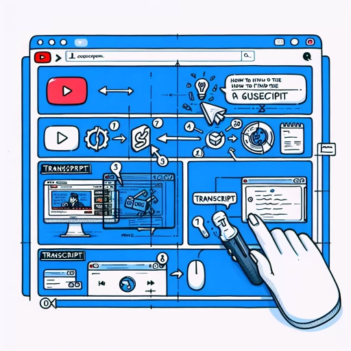 how to find transcript of youtube video