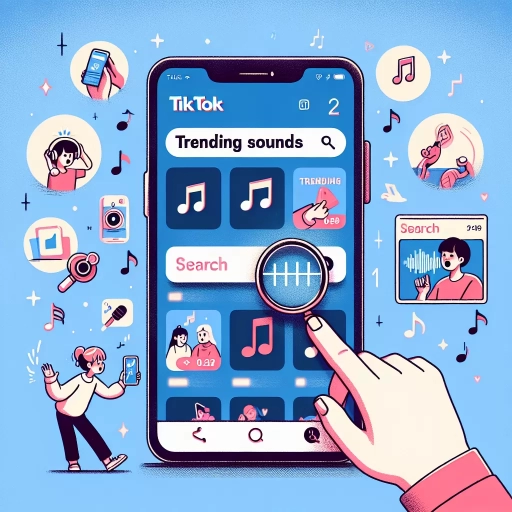 how to find trending sounds on tiktok