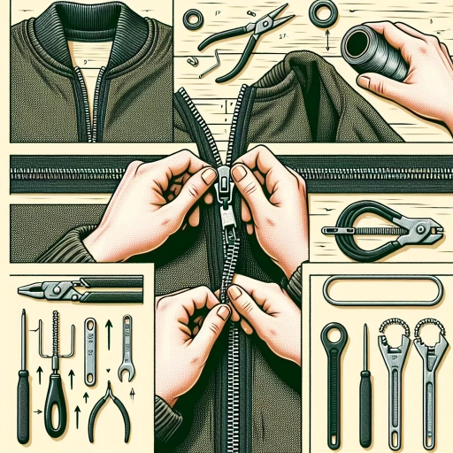how to fix a zipper that came off