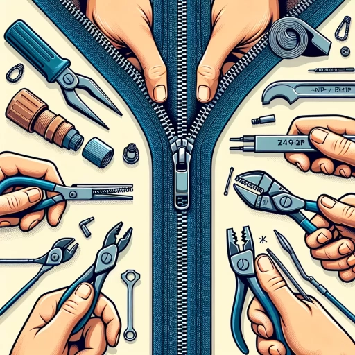 how to fix a zipper that splits from the bottom