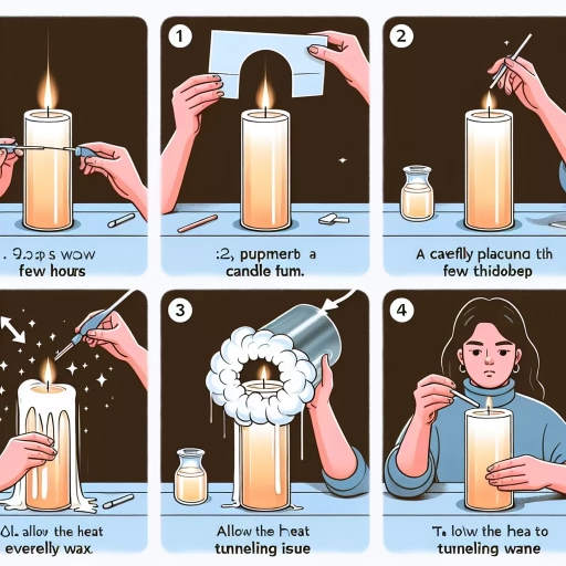how to fix candle tunneling