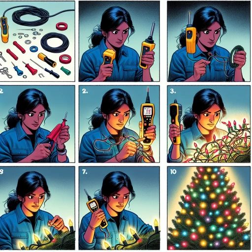 how to fix christmas lights half out
