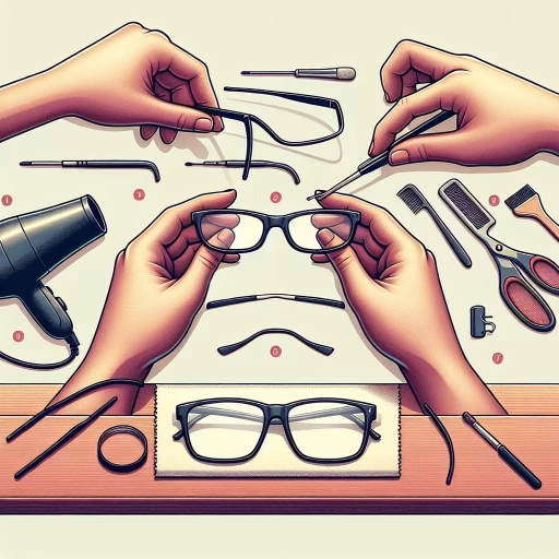 how to fix crooked glasses