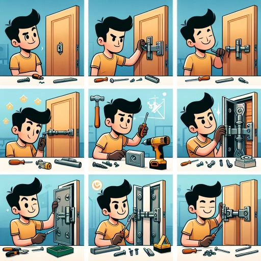 how to fix door hinge