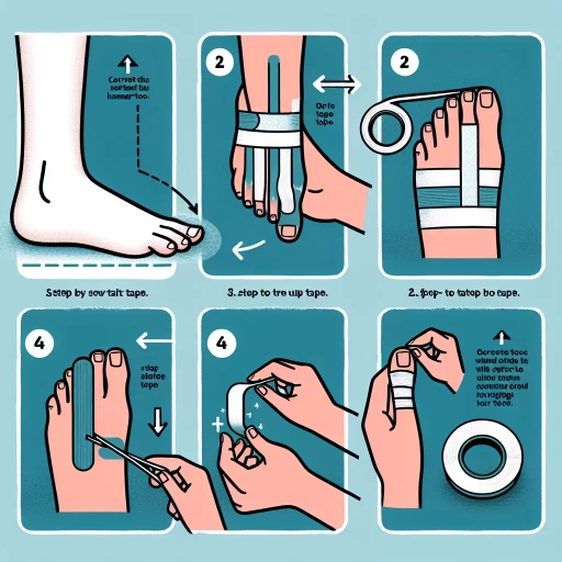 how to fix hammer toes with tape