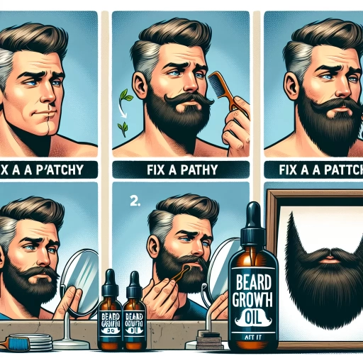 how to fix patchy beard