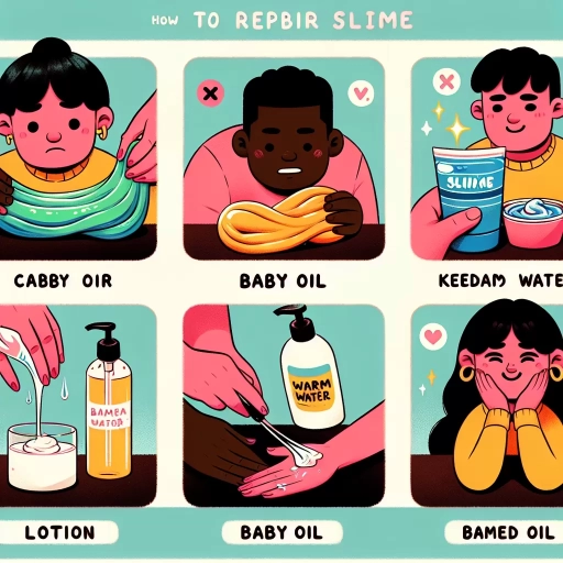 how to fix rubbery slime