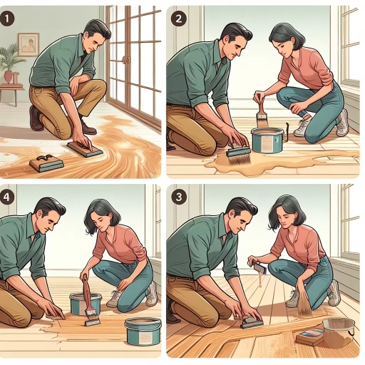how to fix water damage on wood