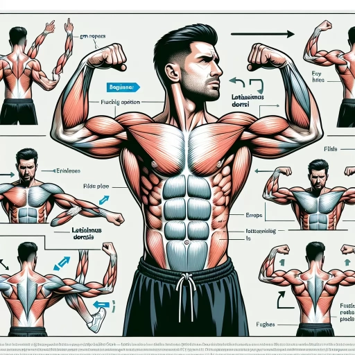 how to flex lats