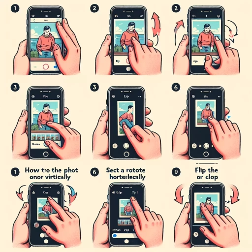 how to flip a photo on iphone