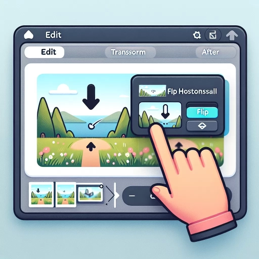 how to flip an image in photoshop