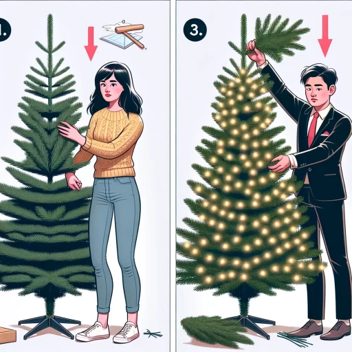 how to fluff a christmas tree