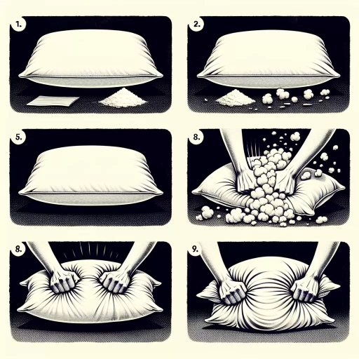 how to fluff a pillow