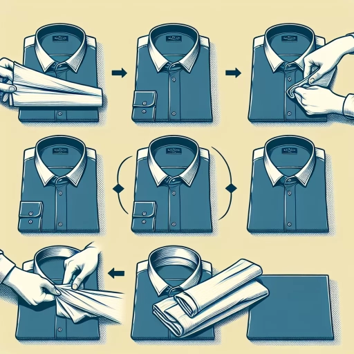 how to fold a dress shirt