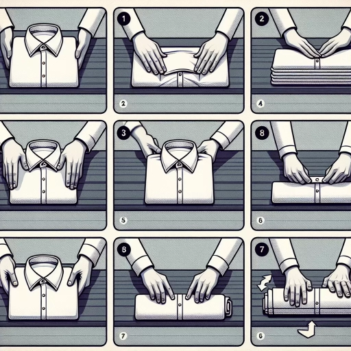 how to fold a shirt for travel
