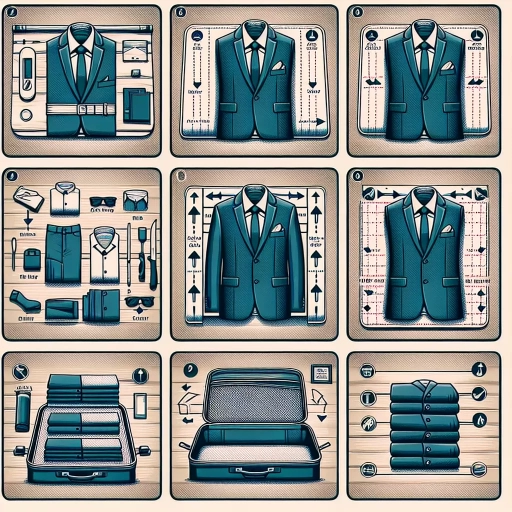 how to fold a suit for travel