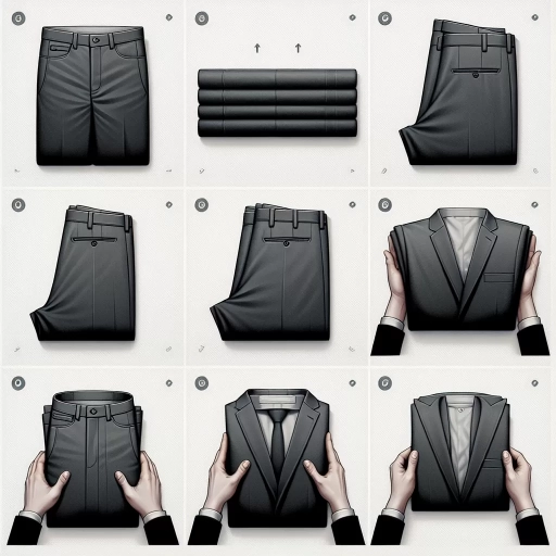 how to fold dress pants
