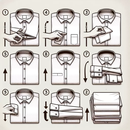 how to fold dress shirts