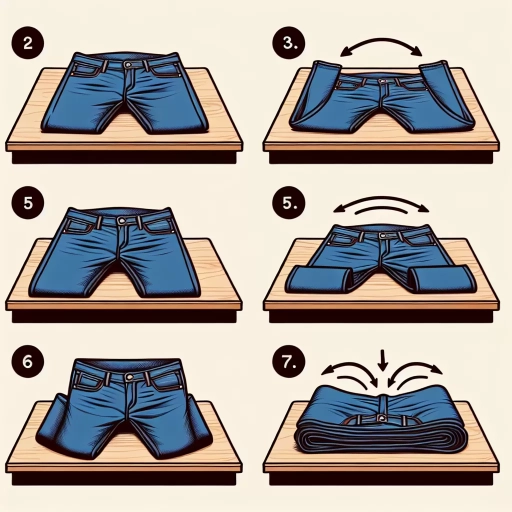 how to fold jeans