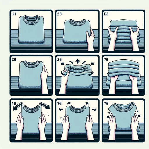 how to fold sweaters