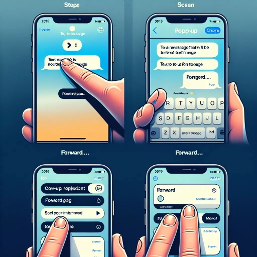 how to forward a text message on iphone